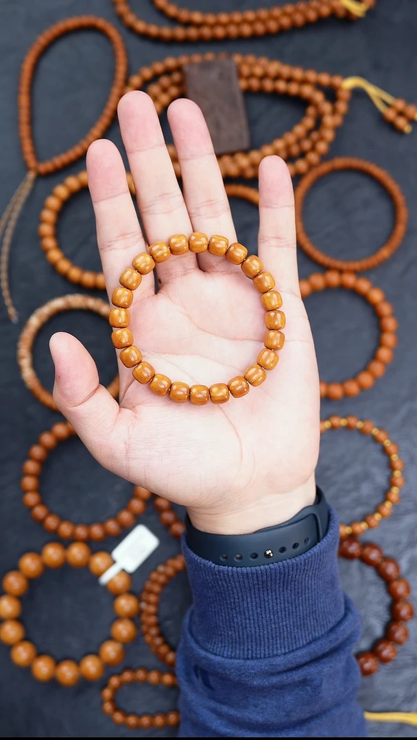 手串紫金鼠9*8实心老型 黄金甲