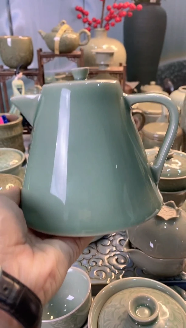 瓷片微瑕处理 陕科大茶壶 一个