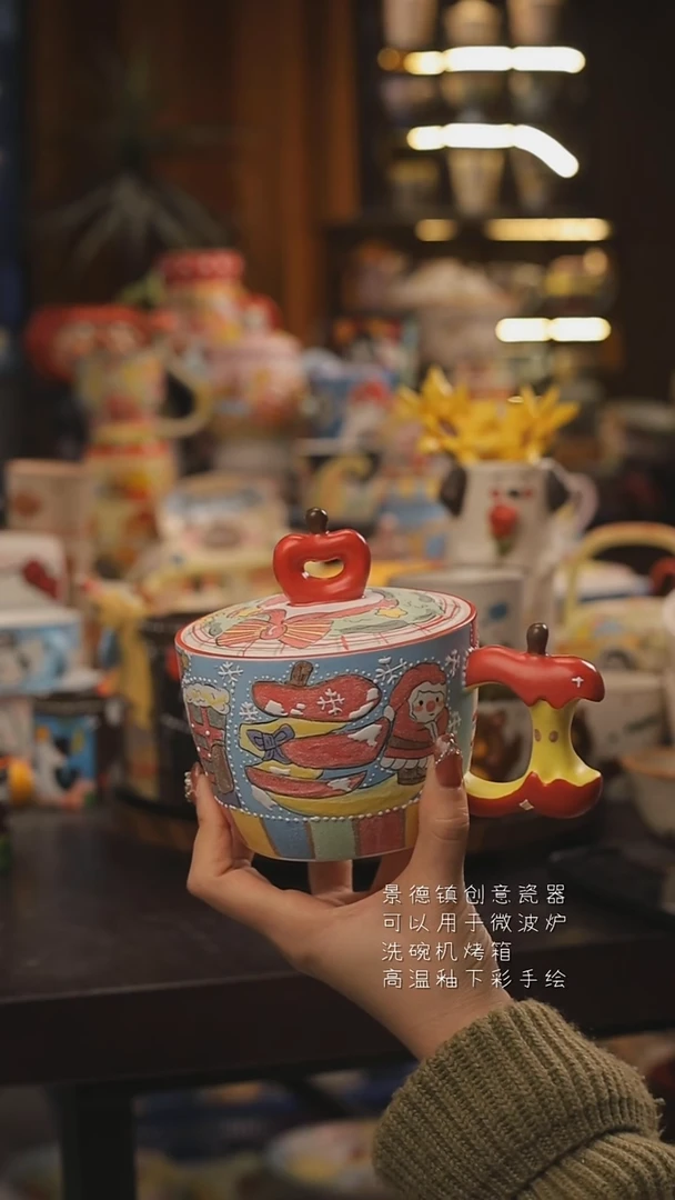 景德镇釉下彩绘设计师款式陶瓷