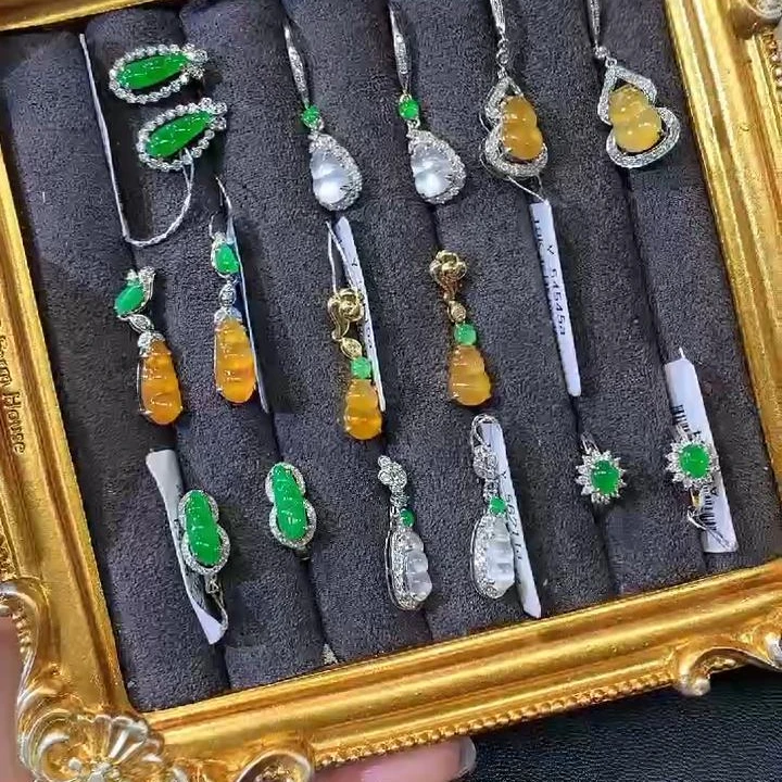 【彩虹盘】翡翠-18K金镶嵌-多样性发一件-ST11|CXQ21