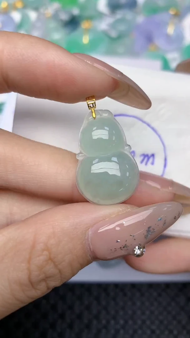 颈饰未镶嵌翡翠天然缅甸翡翠a货百元以上9元证书费自理