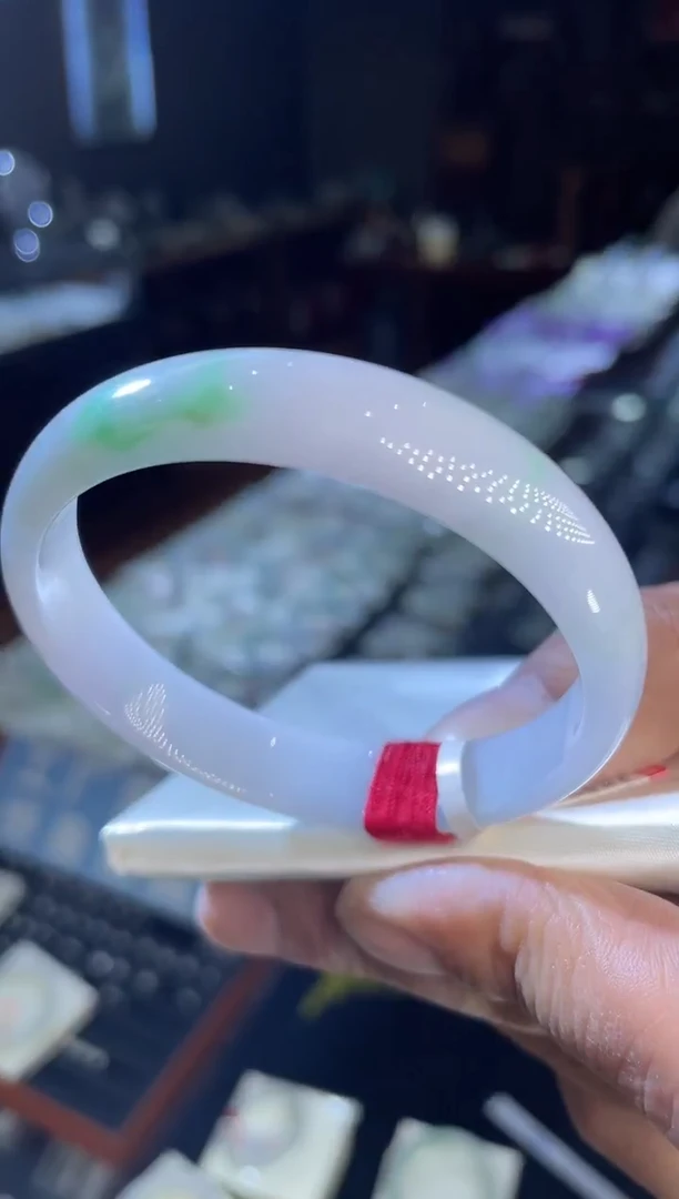 未镶嵌手镯翡翠正圈54-55