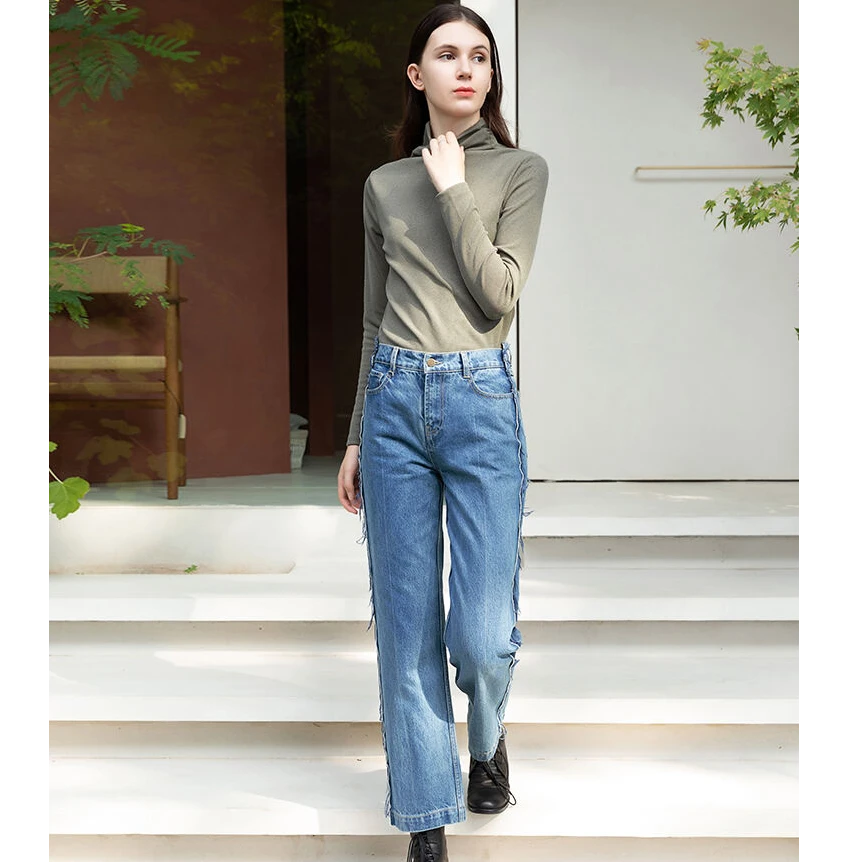 SDEER基本款针织打底衫S21460203