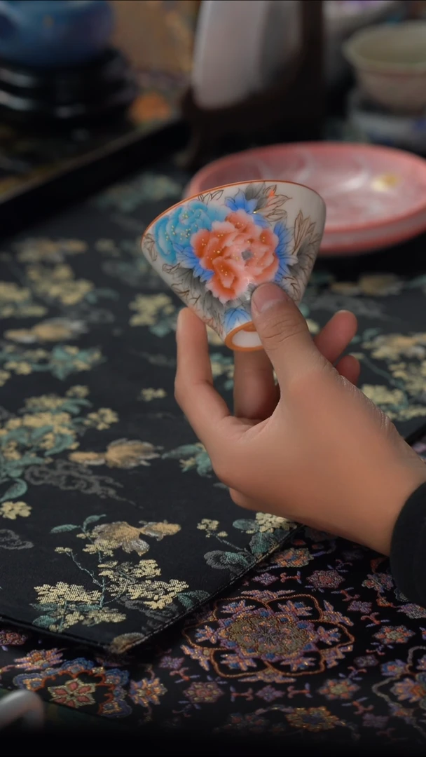 英姐好物分享@@牡丹斗笠