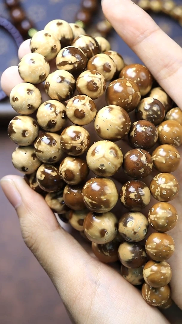 手串紫金鼠13MM紫金鼠圆珠熊猫多样性发货