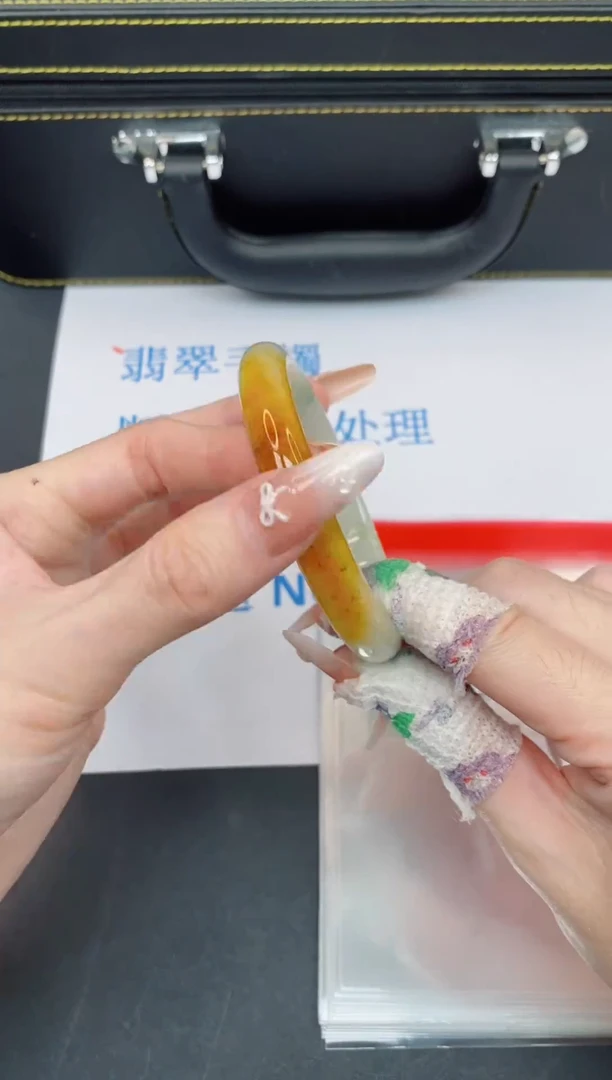 未镶嵌手镯翡翠有瑕疵NO退换-199