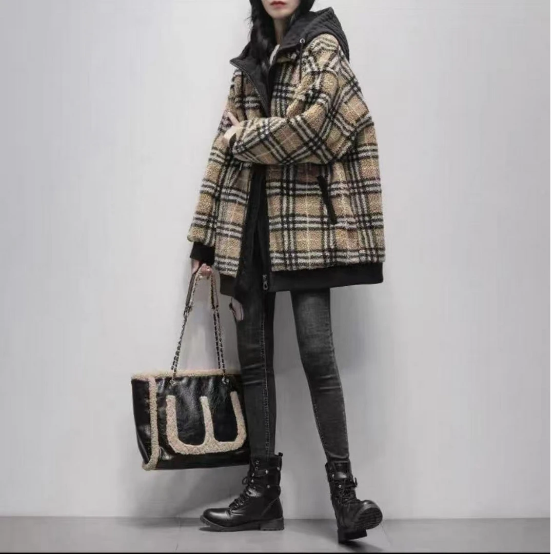 【TD】风衣女中长款2025年春秋新款韩版宽松系带收腰百搭外套13BN