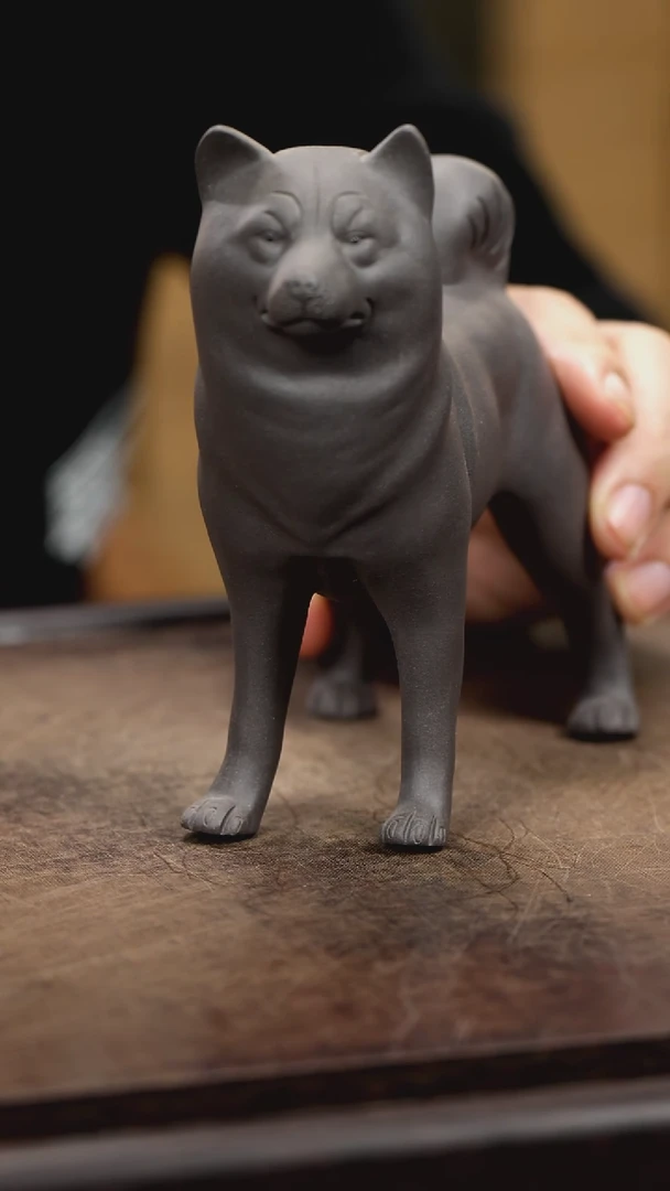 紫砂茶宠紫砂小狗