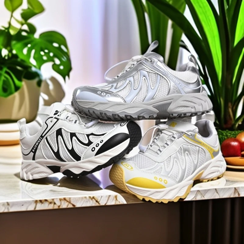 2025今年流行鞋子女款爆款新款秋季老爹鞋明星同款运动鞋国潮鞋子