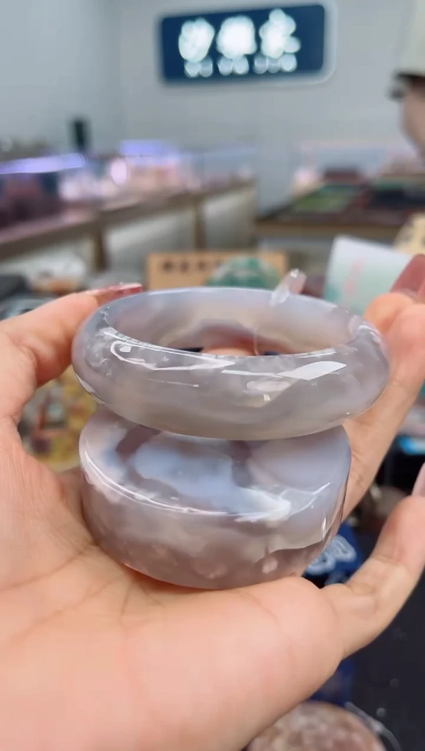 石英质玉手镯未镶嵌59圈口（不退不换）1571226