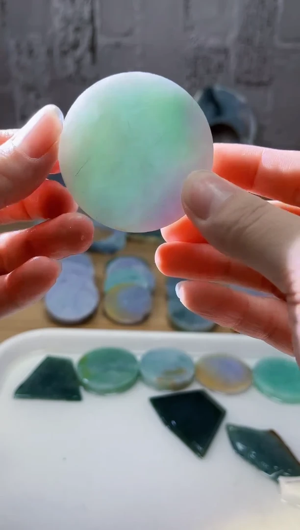 裸石翡翠天然翡翠A货古 南 663