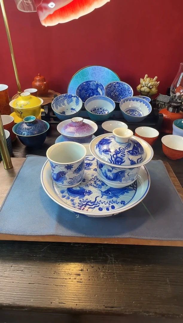 【闪购商品】景德镇手工手绘陶瓷茶具