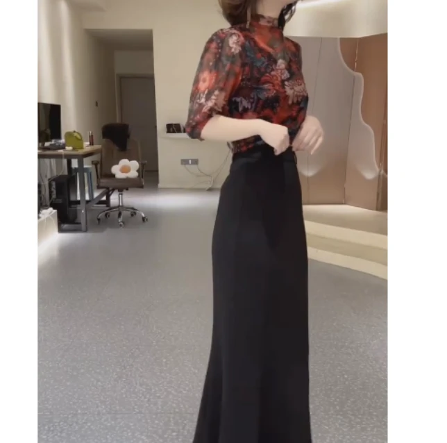 2025春季新款时尚女装网红潮流气质靓丽打底衫半身裙c乖2