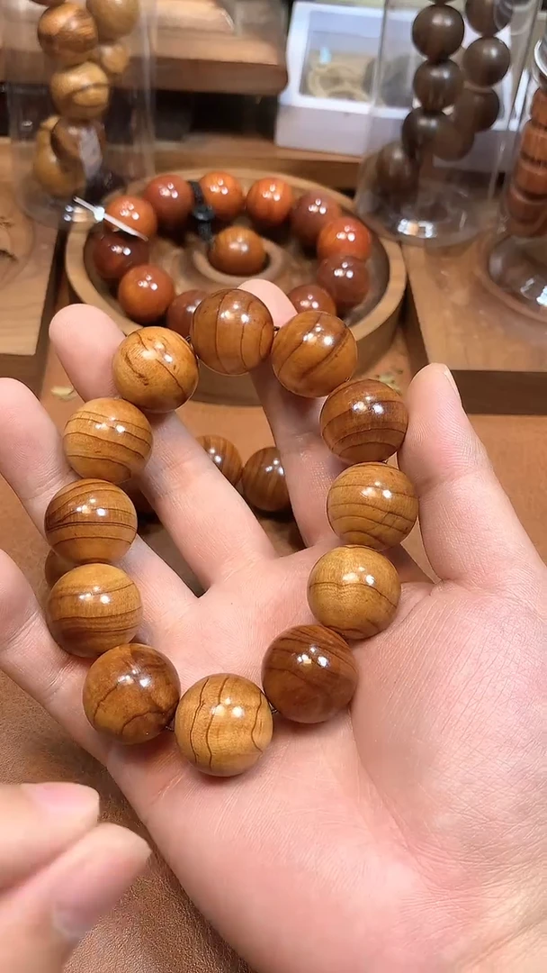 柏木（崖柏）手串/手链红油崖柏手串2.0