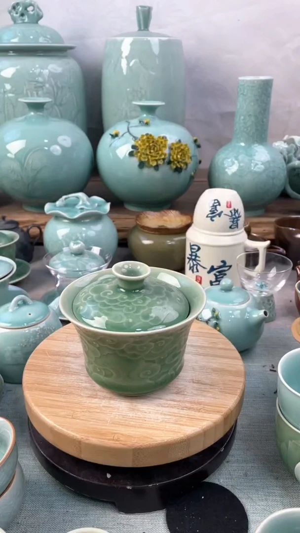 【闪购商品】全手特价 微瑕 慧仙青瓷