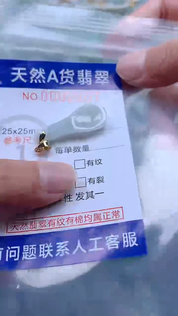 翡翠未镶嵌吊坠(不含链)1
