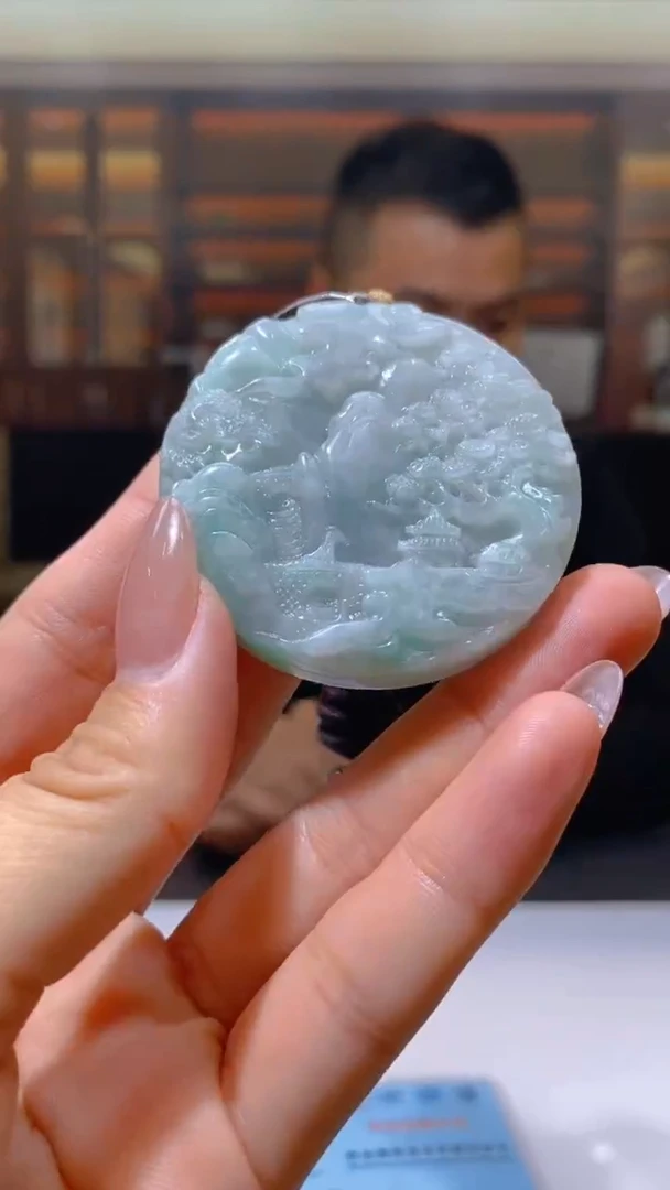 颈饰未镶嵌翡翠HM翡翠吊坠XW-2