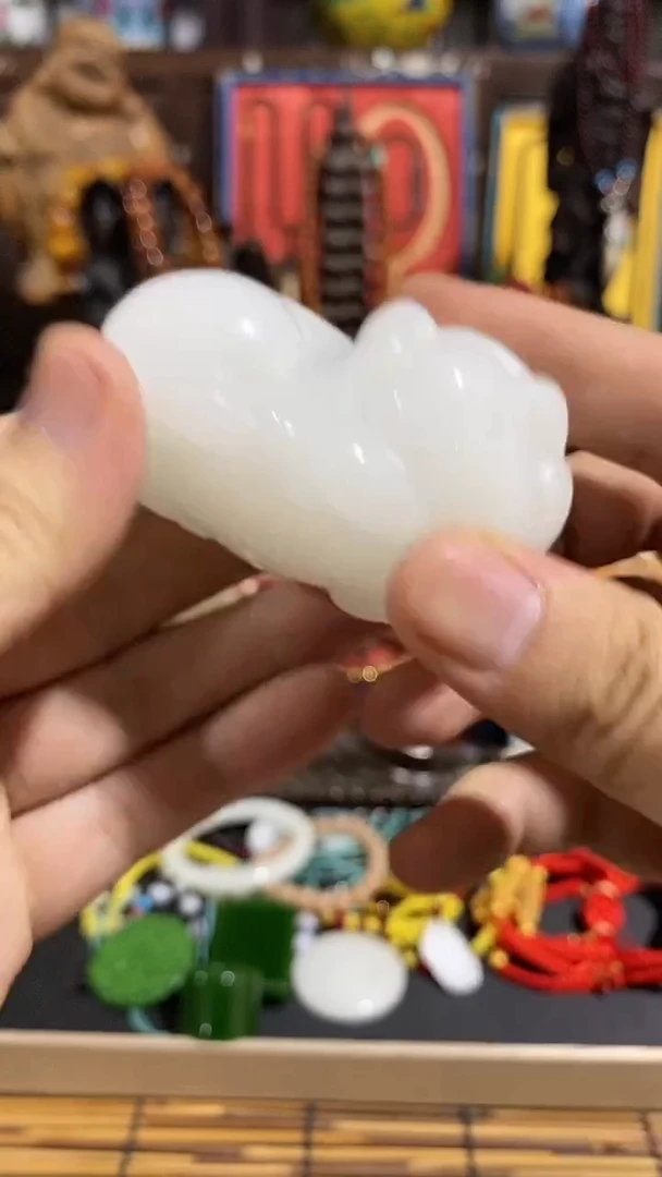 和田玉未镶嵌项链旭升文玩阁精选手串