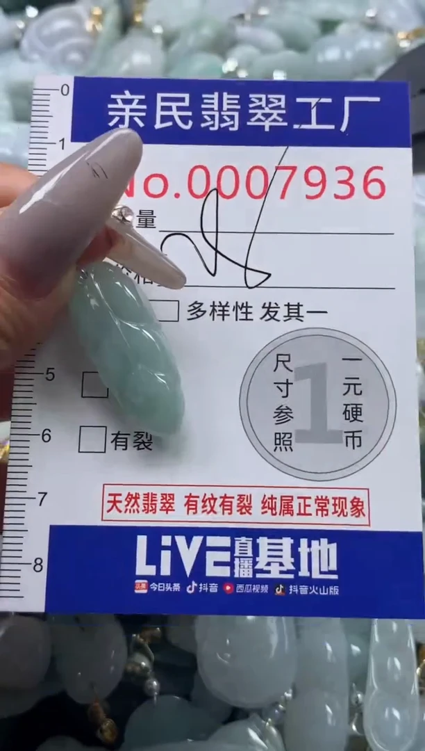 颈饰未镶嵌翡翠7936