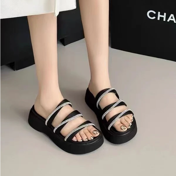 W5605   夏季新款时尚气质舒适凉拖鞋