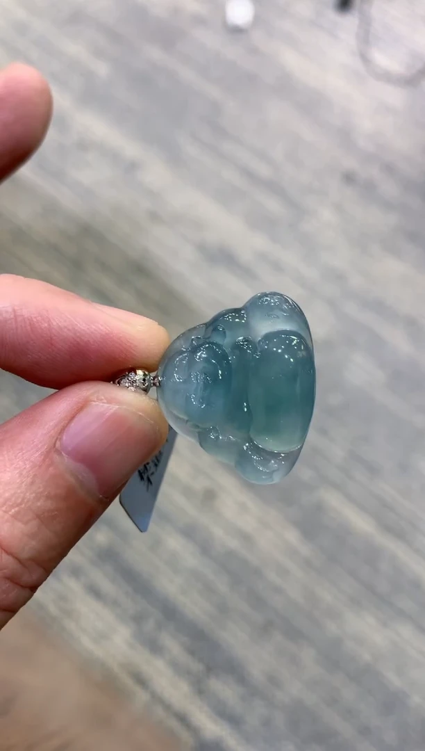 颈饰未镶嵌翡翠天然A货翡翠