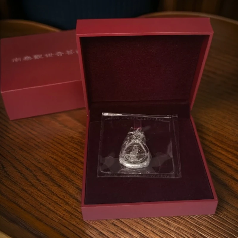 非法定货币观音菩萨铂金章3克铂金+6克银无盒带证书