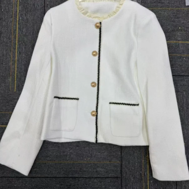 小香风2025春夏气质短款时尚休闲优雅上衣女外套