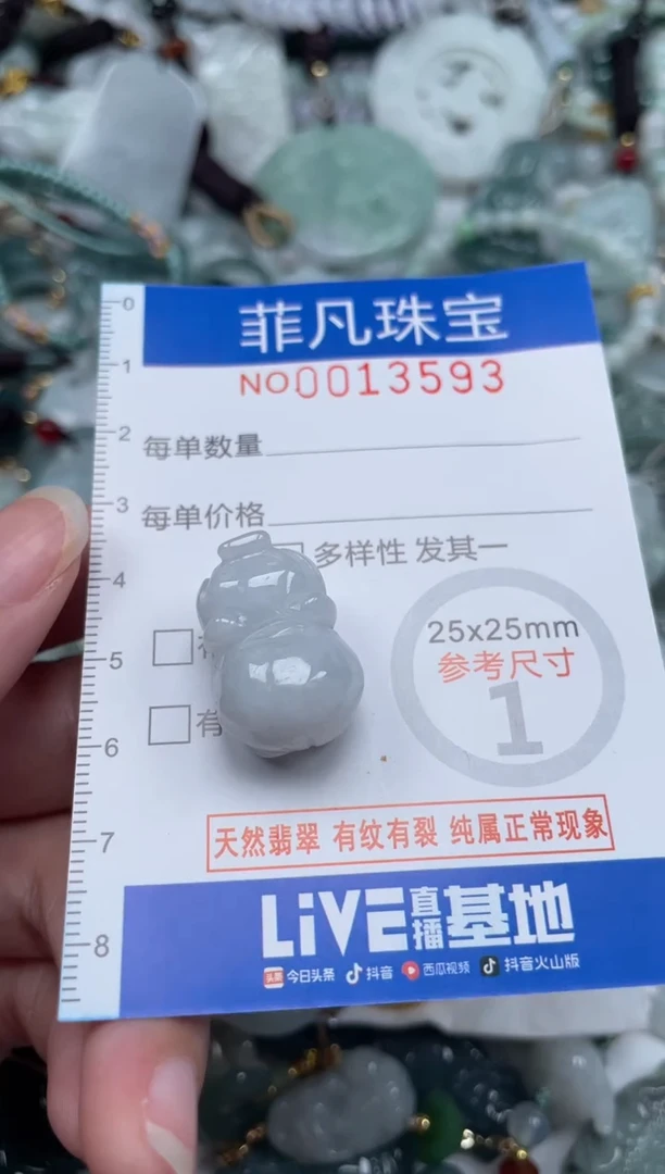 颈饰未镶嵌翡翠13593