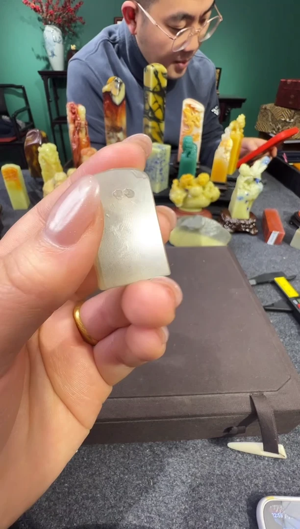 【闪购商品】青田石岩门晶素章