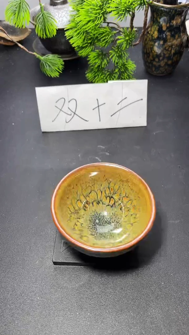 茶盏274叶紫建盏