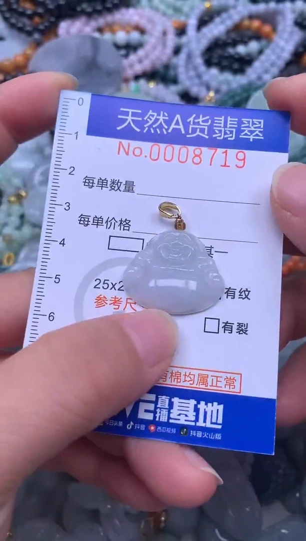 颈饰未镶嵌翡翠天然翡翠