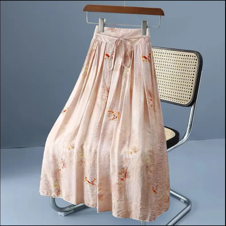 （主播专属链接，下单备注编号）汉服复古中式国风新款半身裙长裙