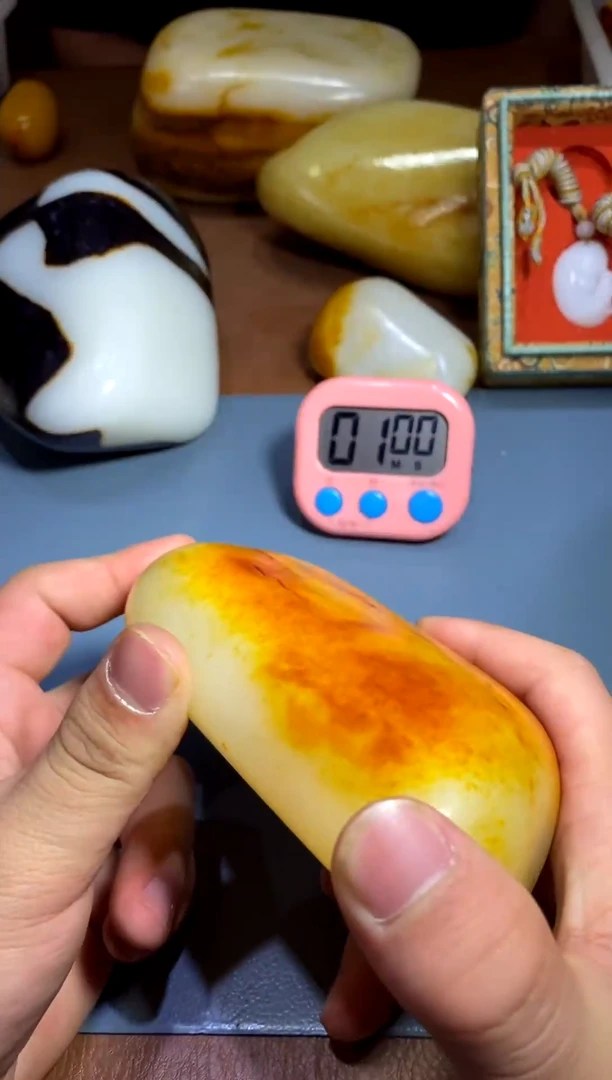 未镶嵌和田玉把件宁*卜1