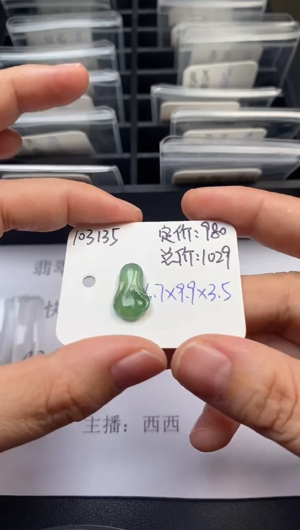 吊坠(不含链)未镶嵌翡翠103135