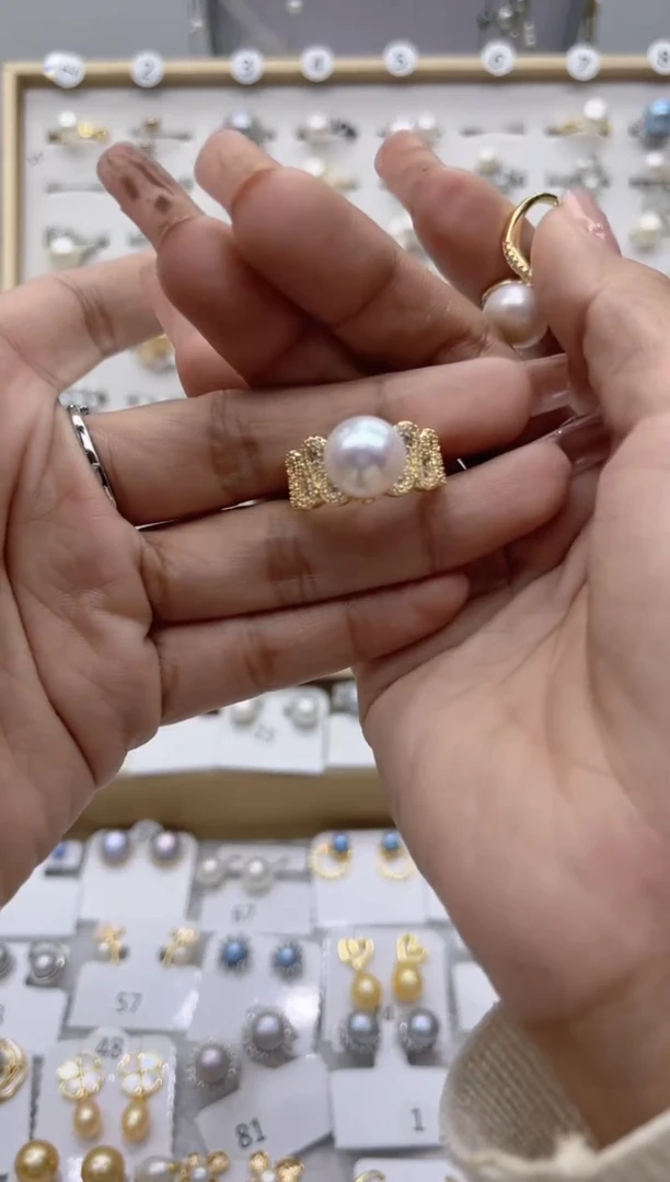 【闪购商品】淡水珍珠耳饰合金0.0