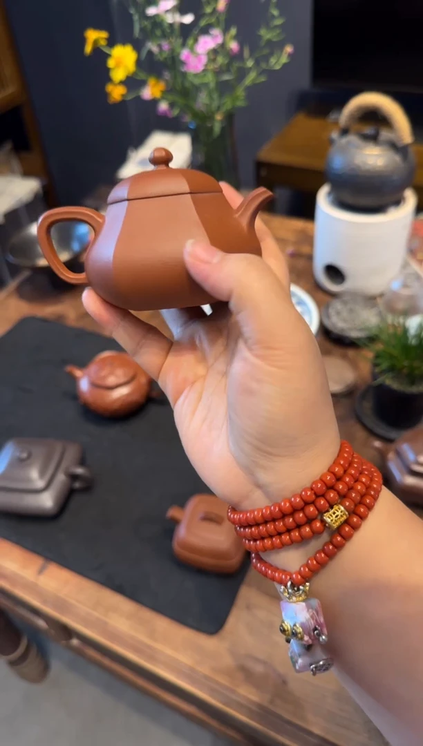 茶壶紫砂金玉满堂