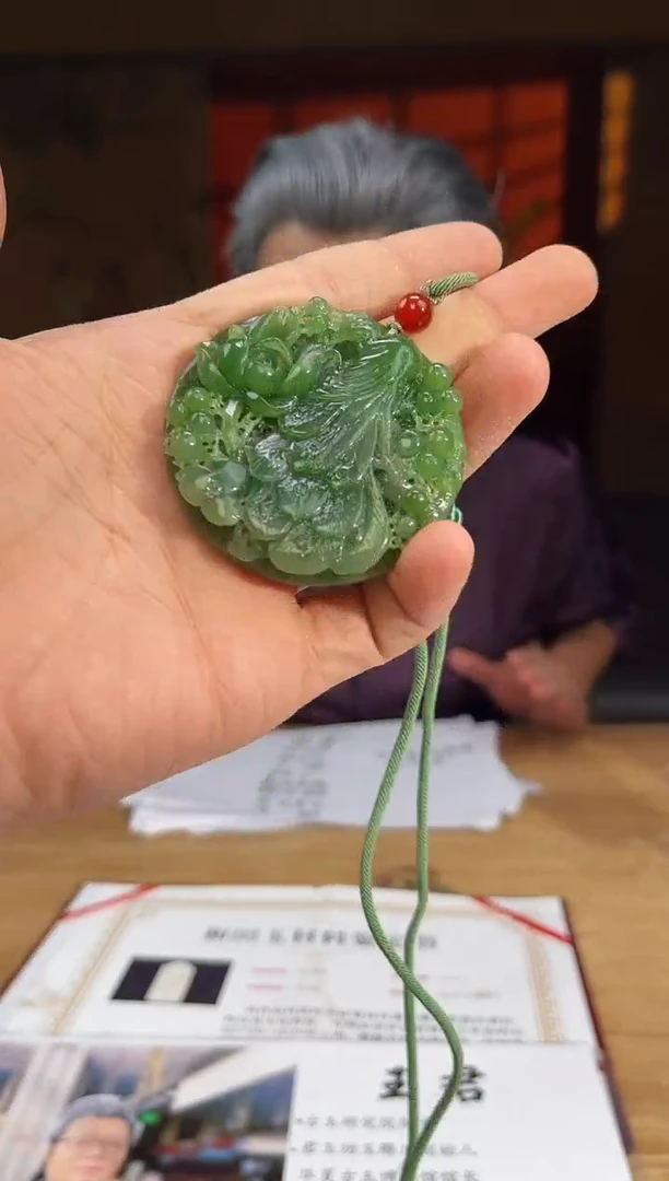 和田玉未镶嵌颈饰A948