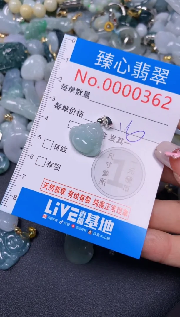 【闪购商品】翡翠颈饰未镶嵌含绳000362