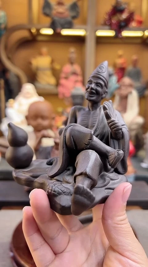 紫砂茶宠器闵茶宠摆件