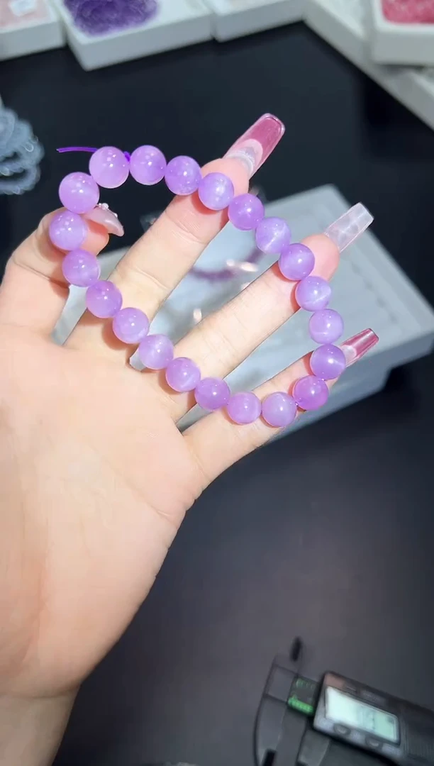 【闪购商品】锂辉石手串未镶嵌3T多样性发其一/1条默认微瑕