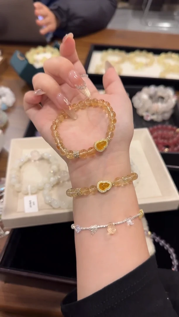 【闪购商品】水晶手链未镶嵌黄水晶