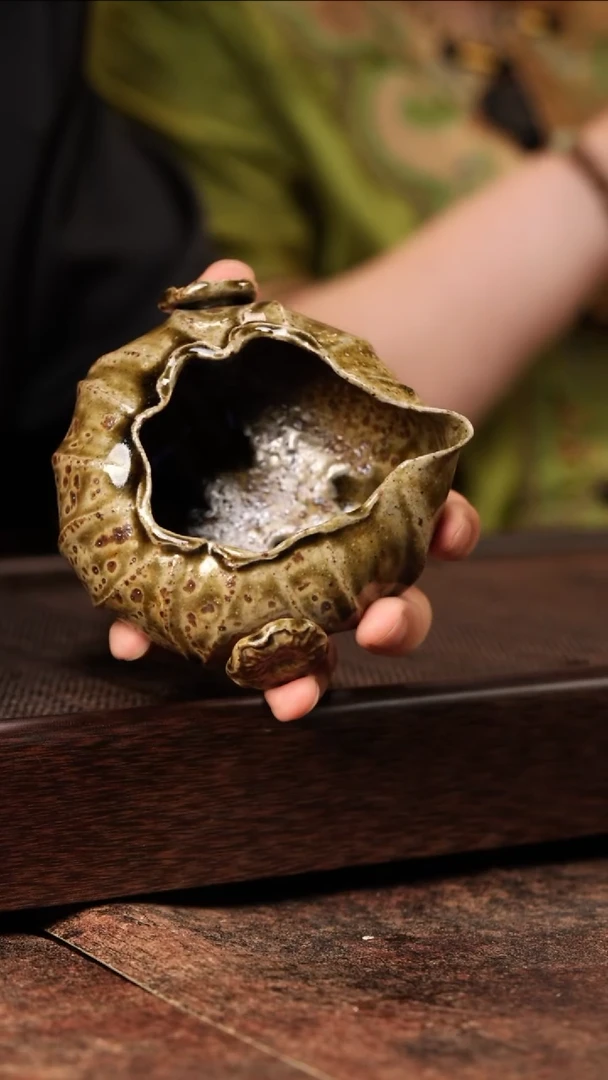 茶壶紫砂金丝楠木柴烧公道杯