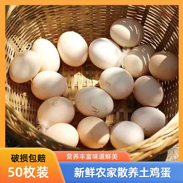 【5斤土鸡蛋】四川农家散养正宗土鸡蛋柴鸡蛋笨鸡蛋月子好鸡蛋宝妈