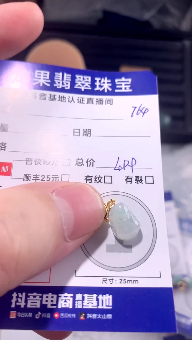 颈饰未镶嵌翡翠貔貅764