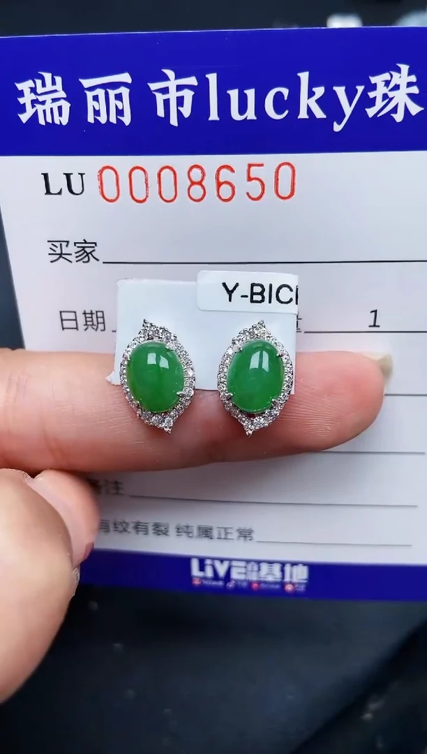 【闪购商品】翡翠颈饰银S925镶嵌8650