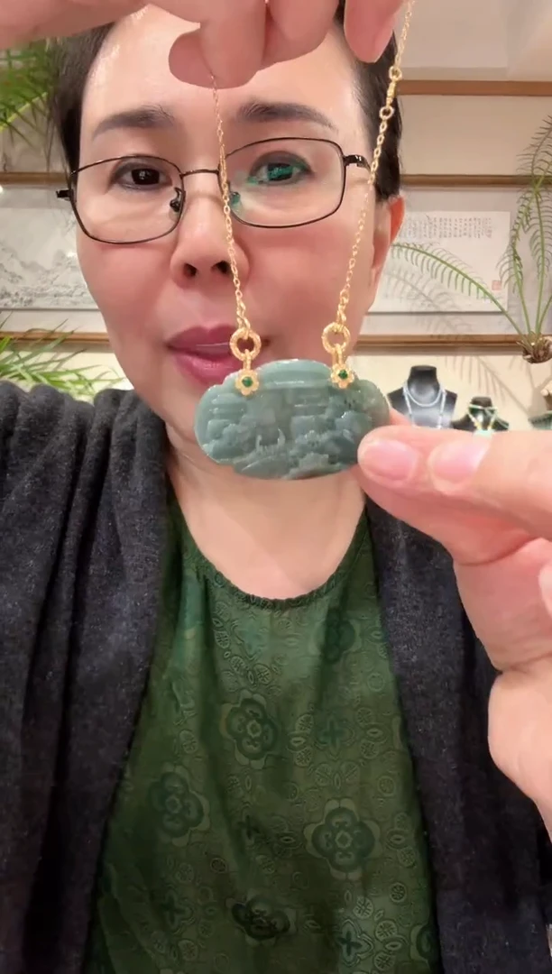 【闪购商品】翡翠颈饰未镶嵌国风