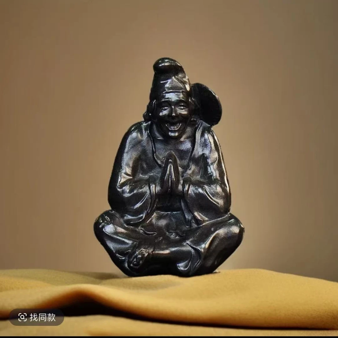 黑石黄 济公紫砂茶宠