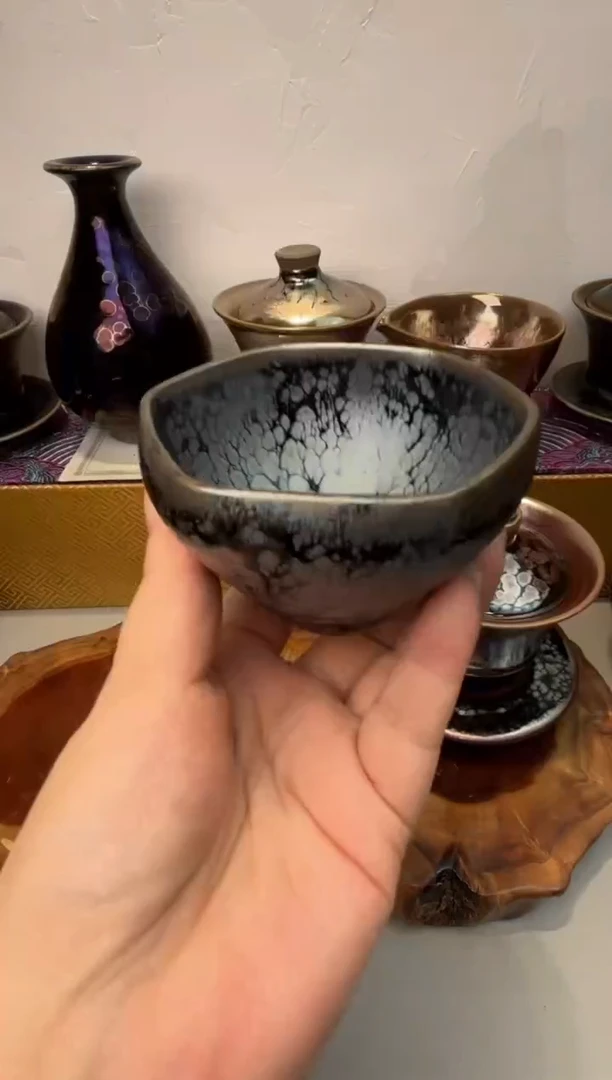 茶盏春申阁福利1只六方杯