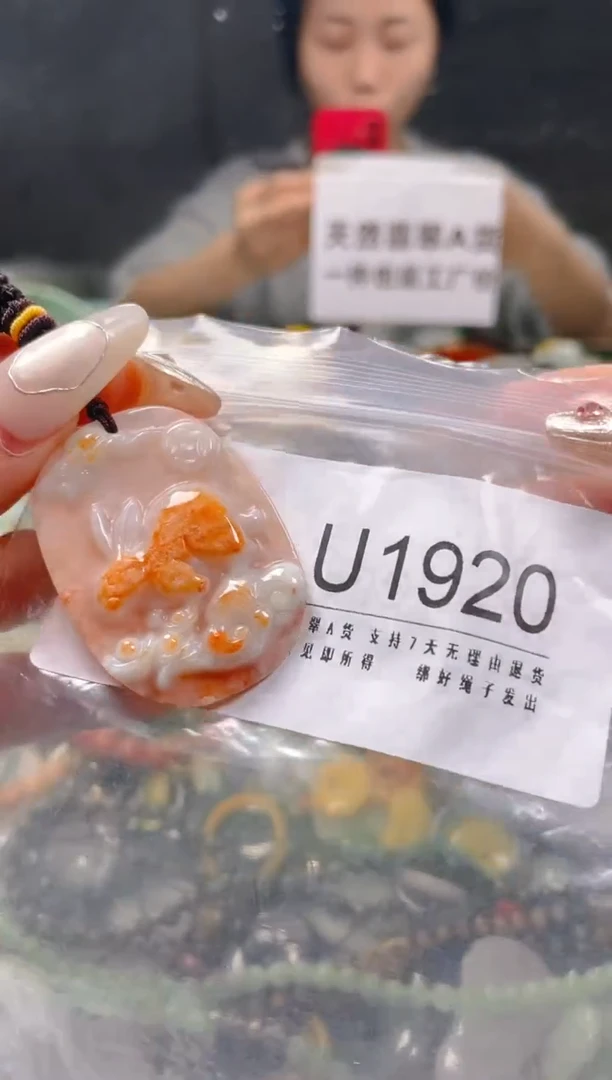 【闪购商品】翡翠颈饰未镶嵌/U/翡翠A货一图一物