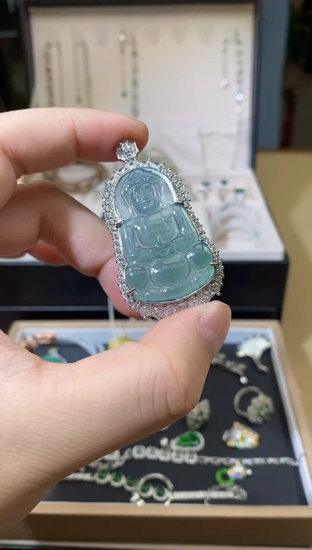 【闪购商品】翡翠吊坠(不含链)未镶嵌天然A货翡翠（多样性发一）